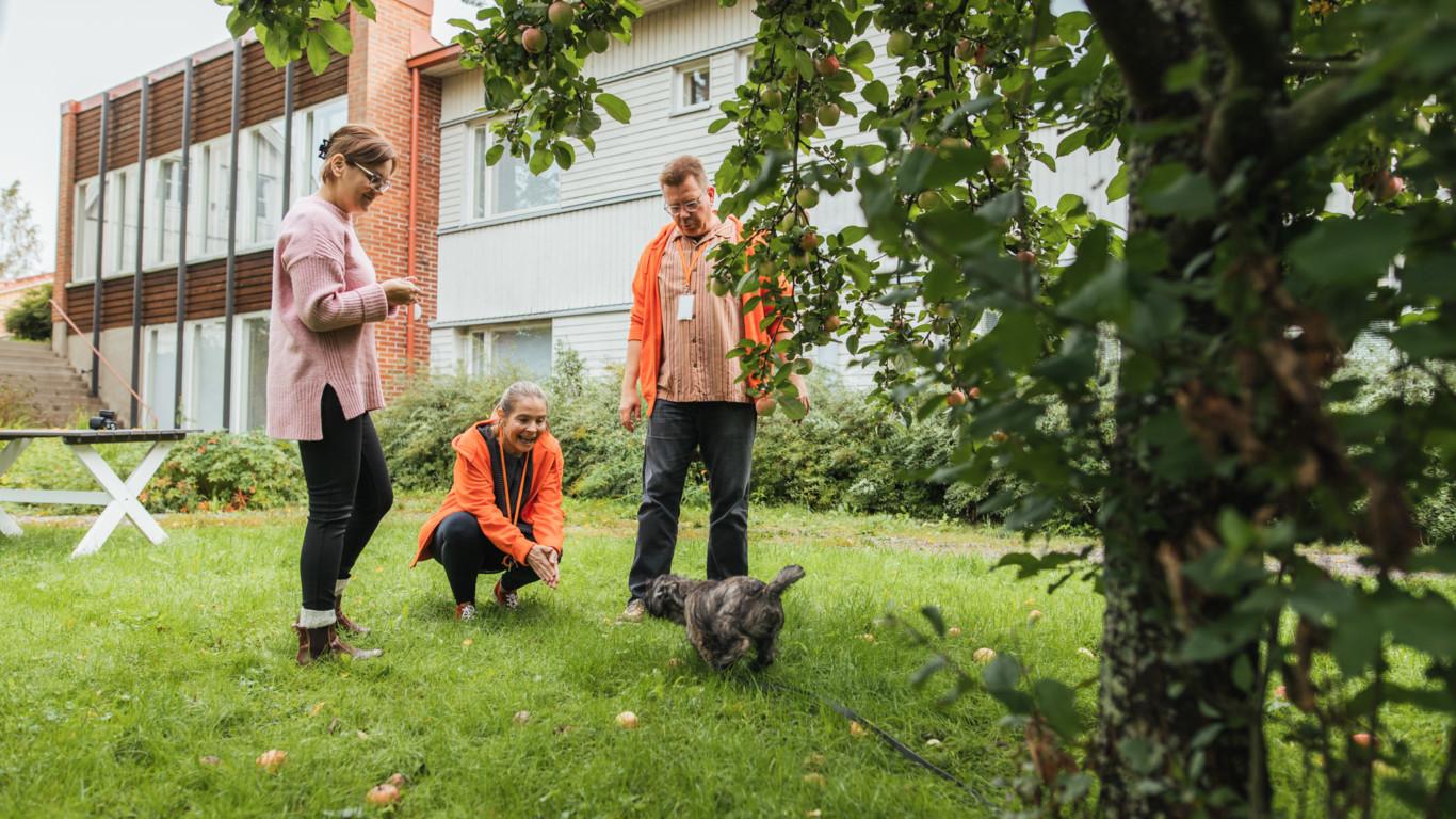 Kalliolan klinikan pihapiiri